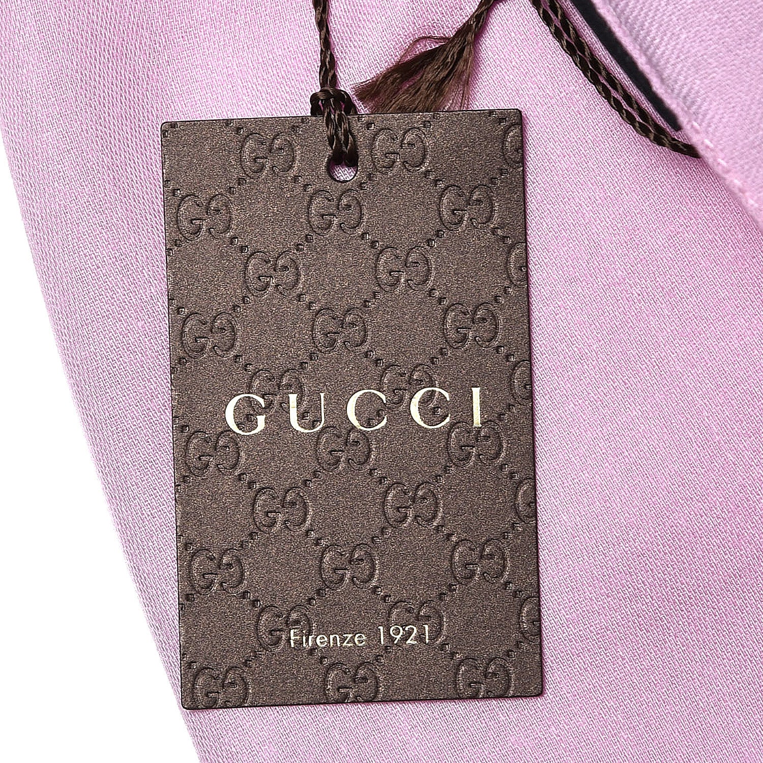 Gucci Wool Silk GG Monogram GGNat Scarf Rose 4 of 5