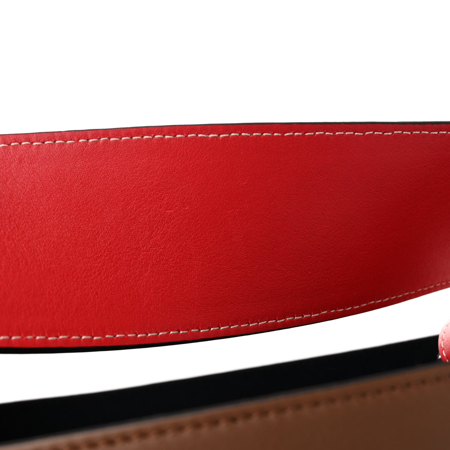 Shiny Smooth Calfskin Small Twisted Cabas Camel Tan