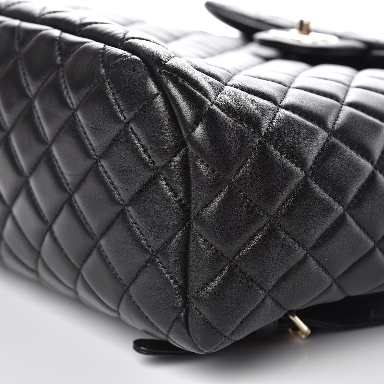 Chanel Lambskin Quilted Large Urban Spirit Backpack Black 11 of 13