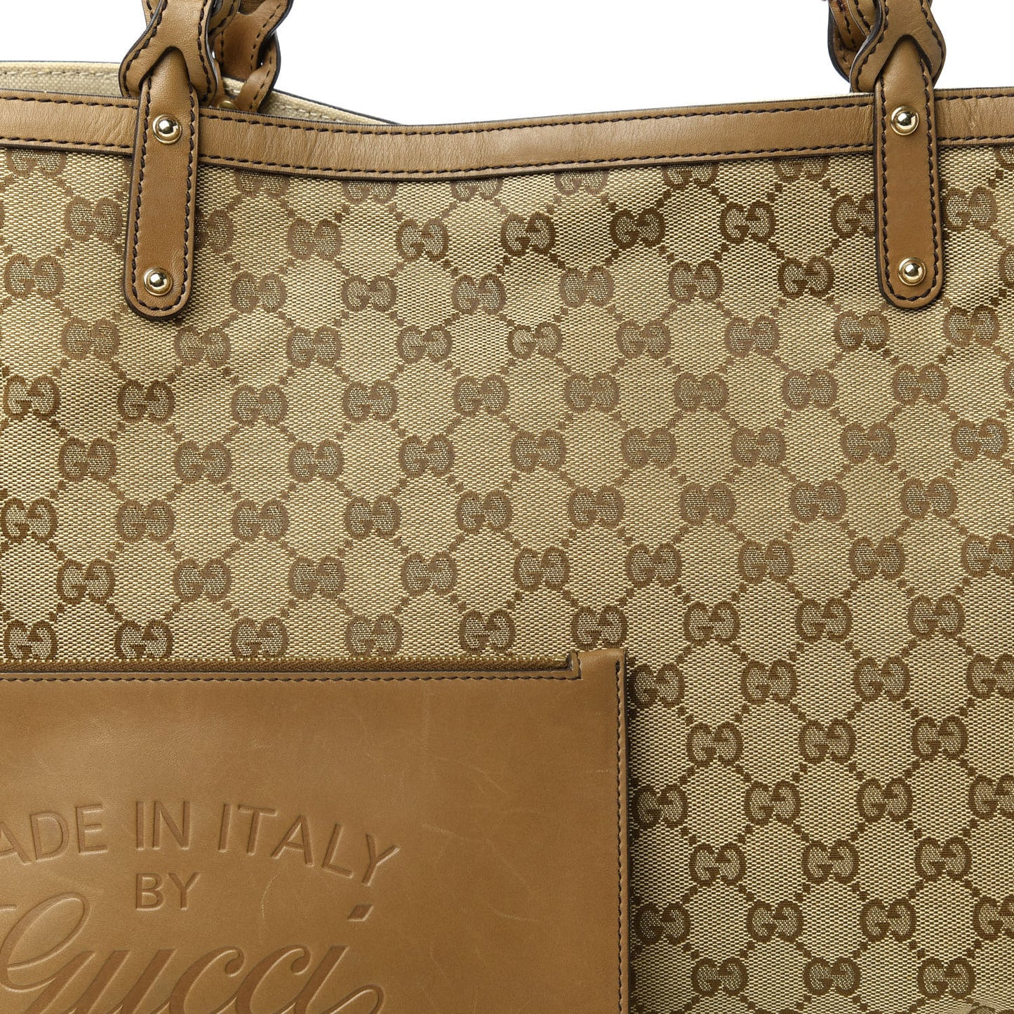Monogram Medium Craft Tote Brown