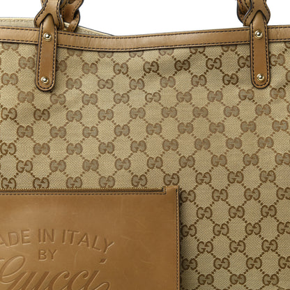 Gucci Monogram Medium Craft Tote Brown 8 of 8