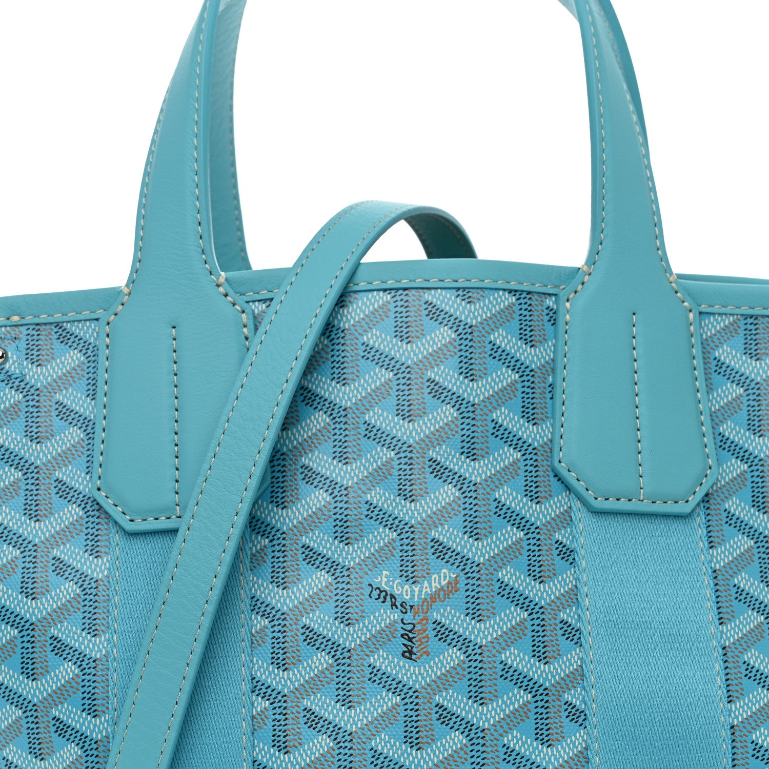 Goyard Goyardine Belharra PM Bleu Turquoise 7 of 9