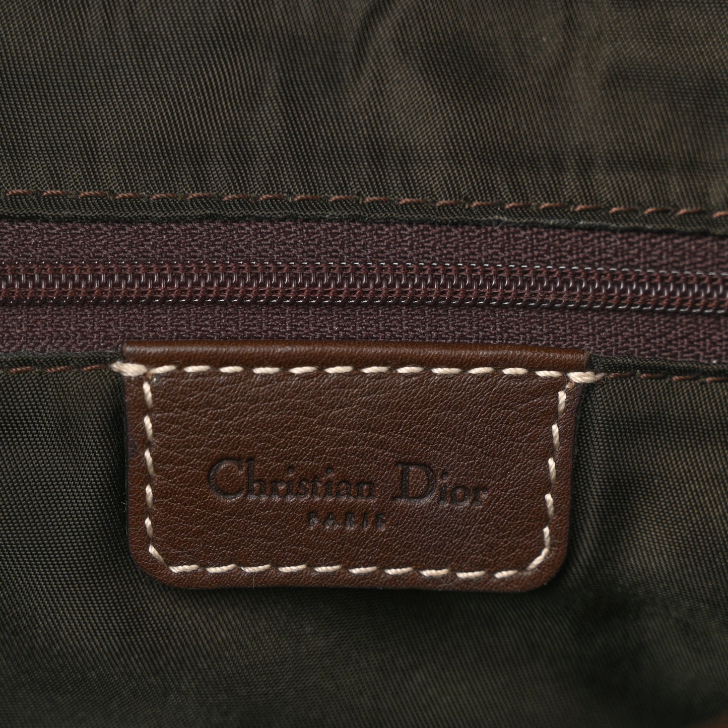 Calfskin Double Saddle Bag Brown