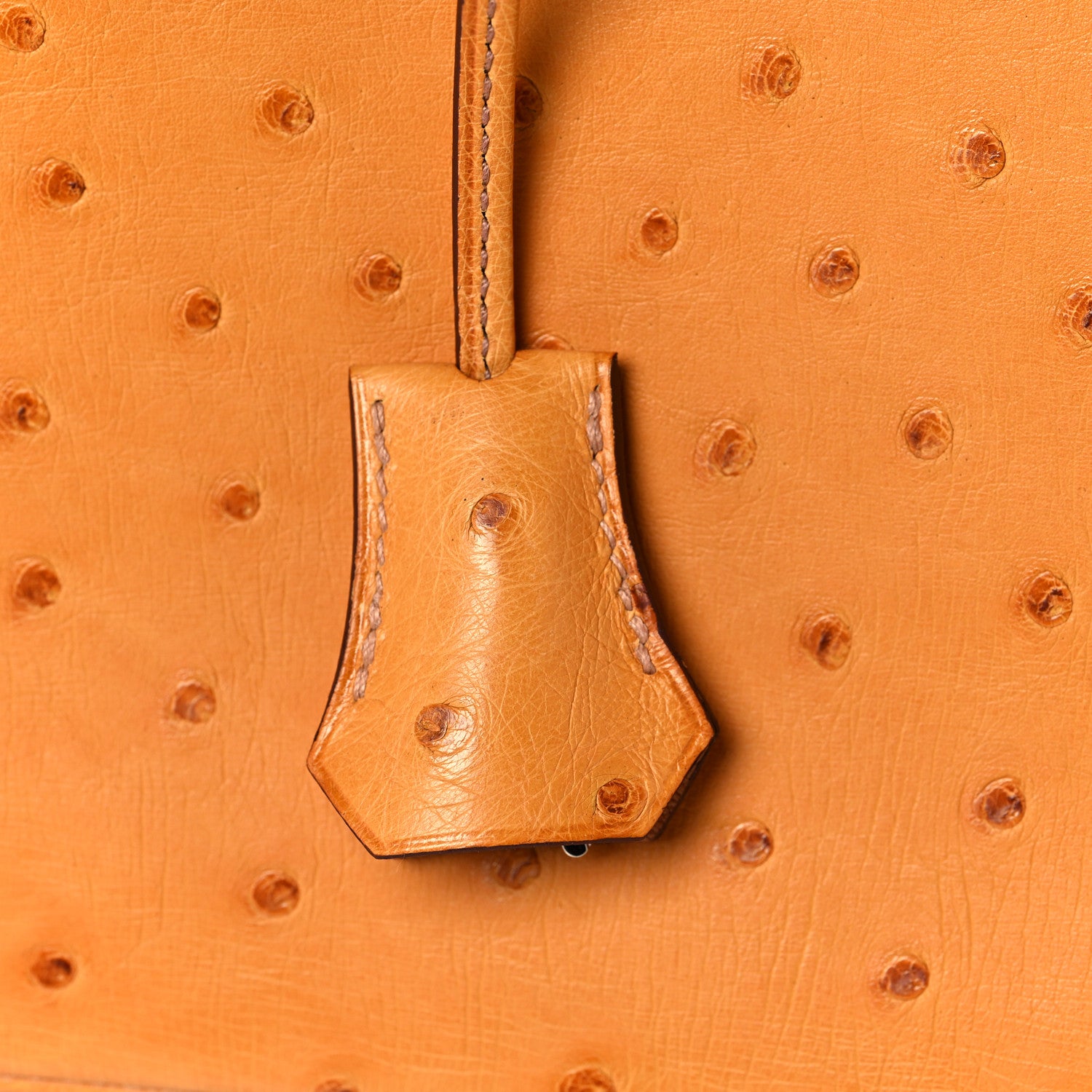 Hermes Ostrich Birkin 30 Abricot 33 of 35