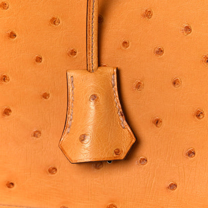 Hermes Ostrich Birkin 30 Abricot 33 of 35