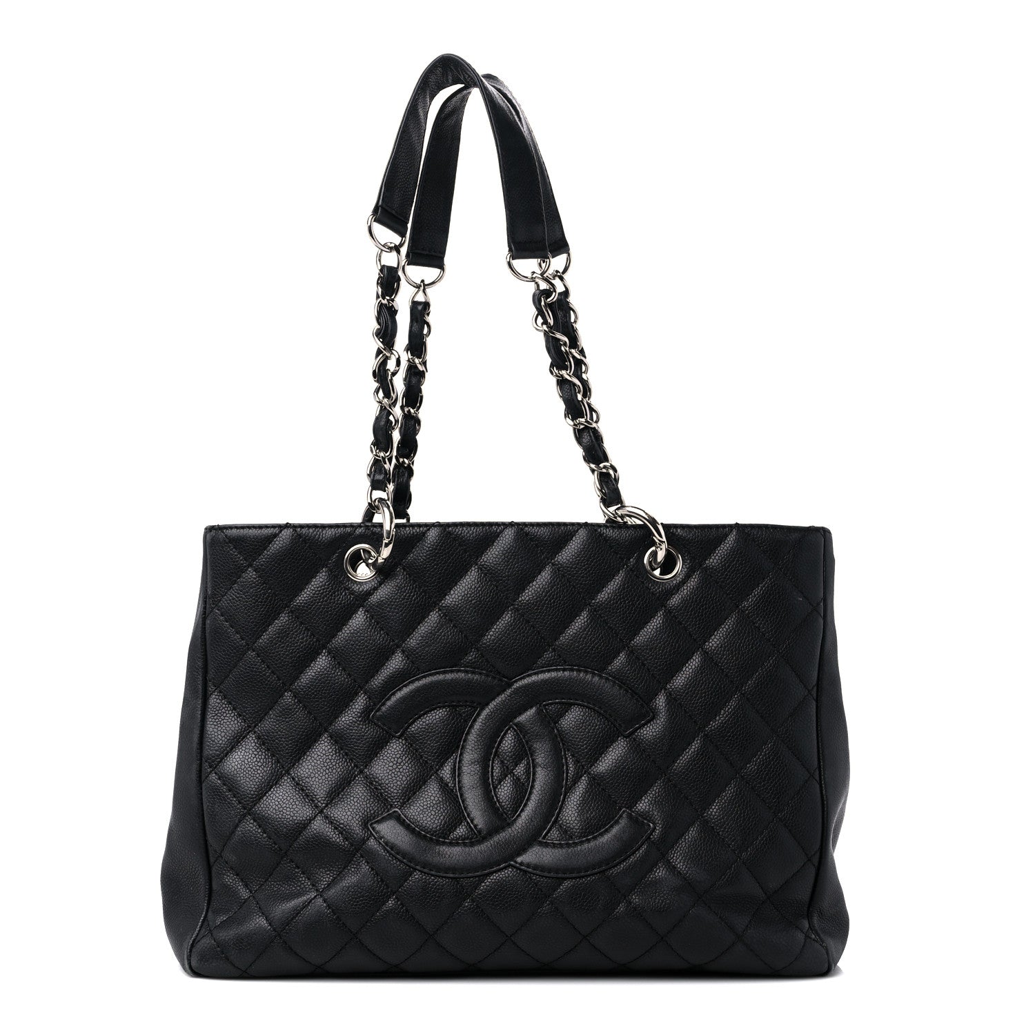 Chanel Caviar Quilted Grand Shopping Tote GST Black 1 of 24