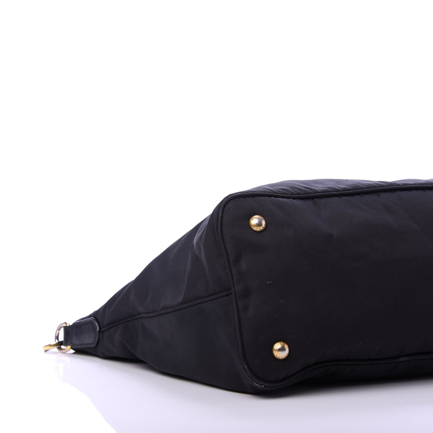 Tessuto Nylon Soft Calf Tote Black