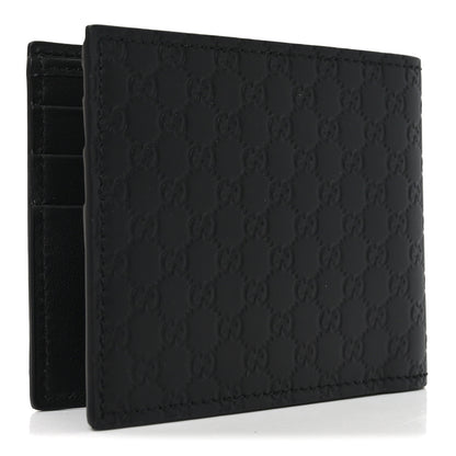 Gucci Microguccissima Bi-Fold Wallet Black 3 of 7