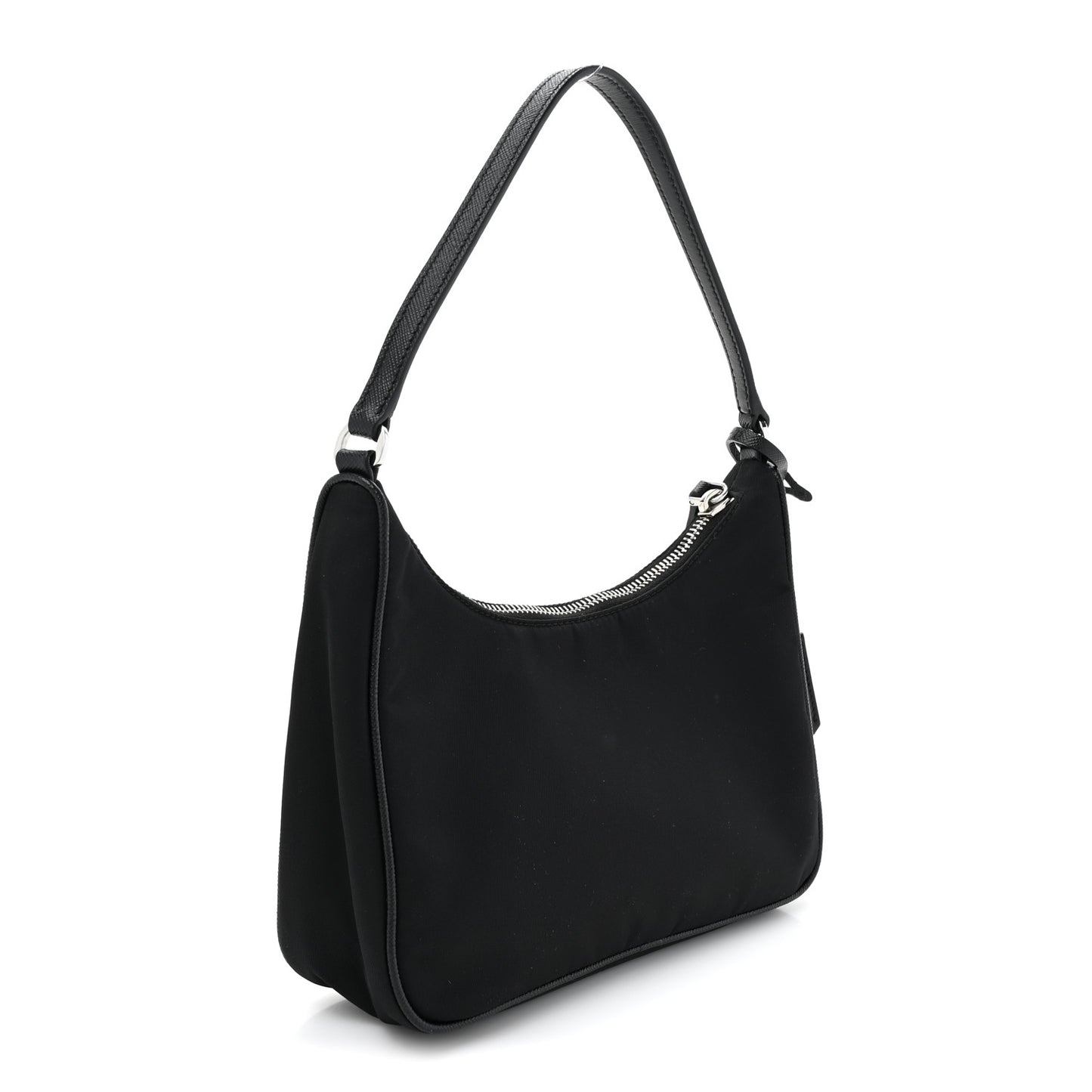 Tessuto Nylon Saffiano Mini Re-Edition 2005 Bag Black