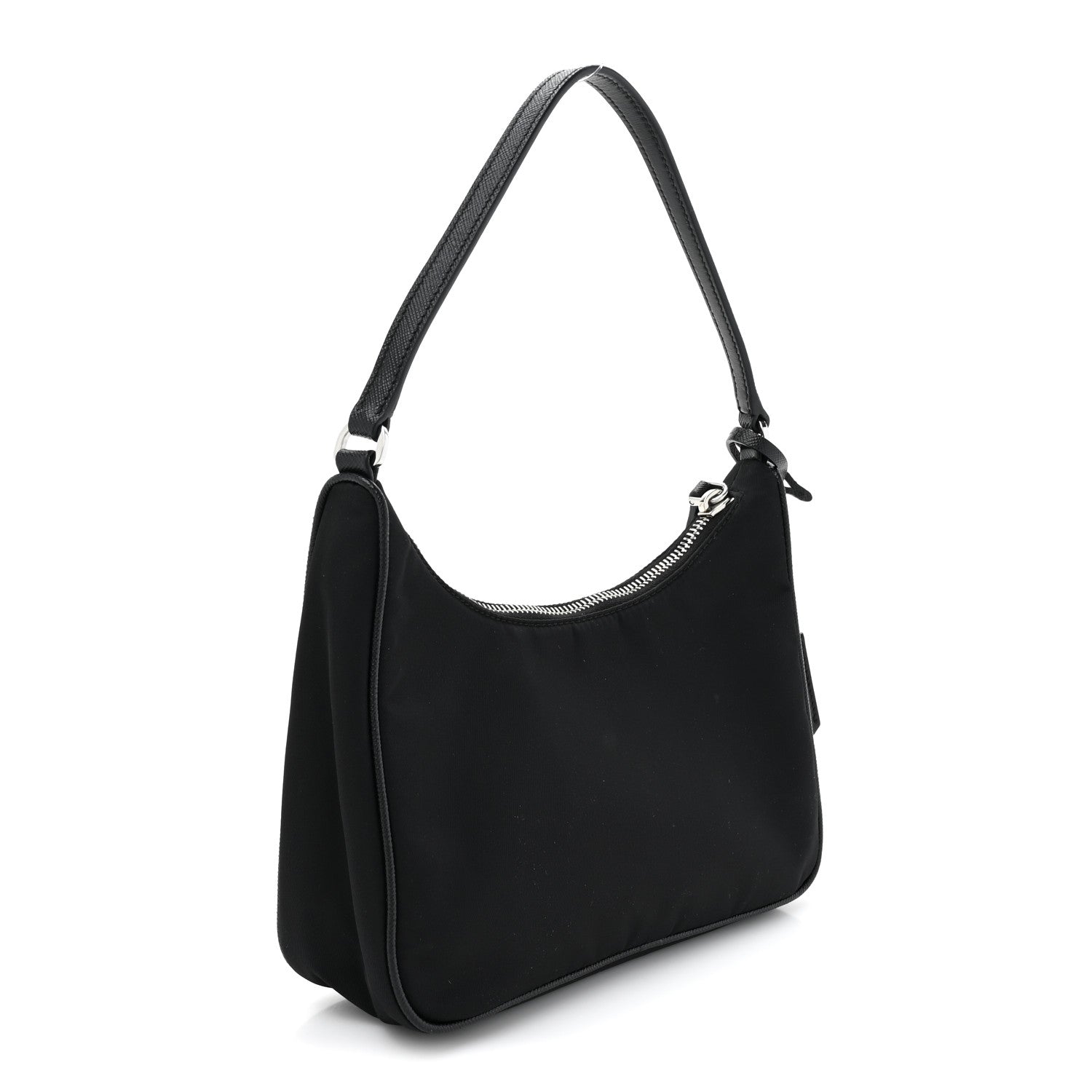 Prada Tessuto Nylon Saffiano Mini Re-Edition 2005 Bag Black 3 of 9