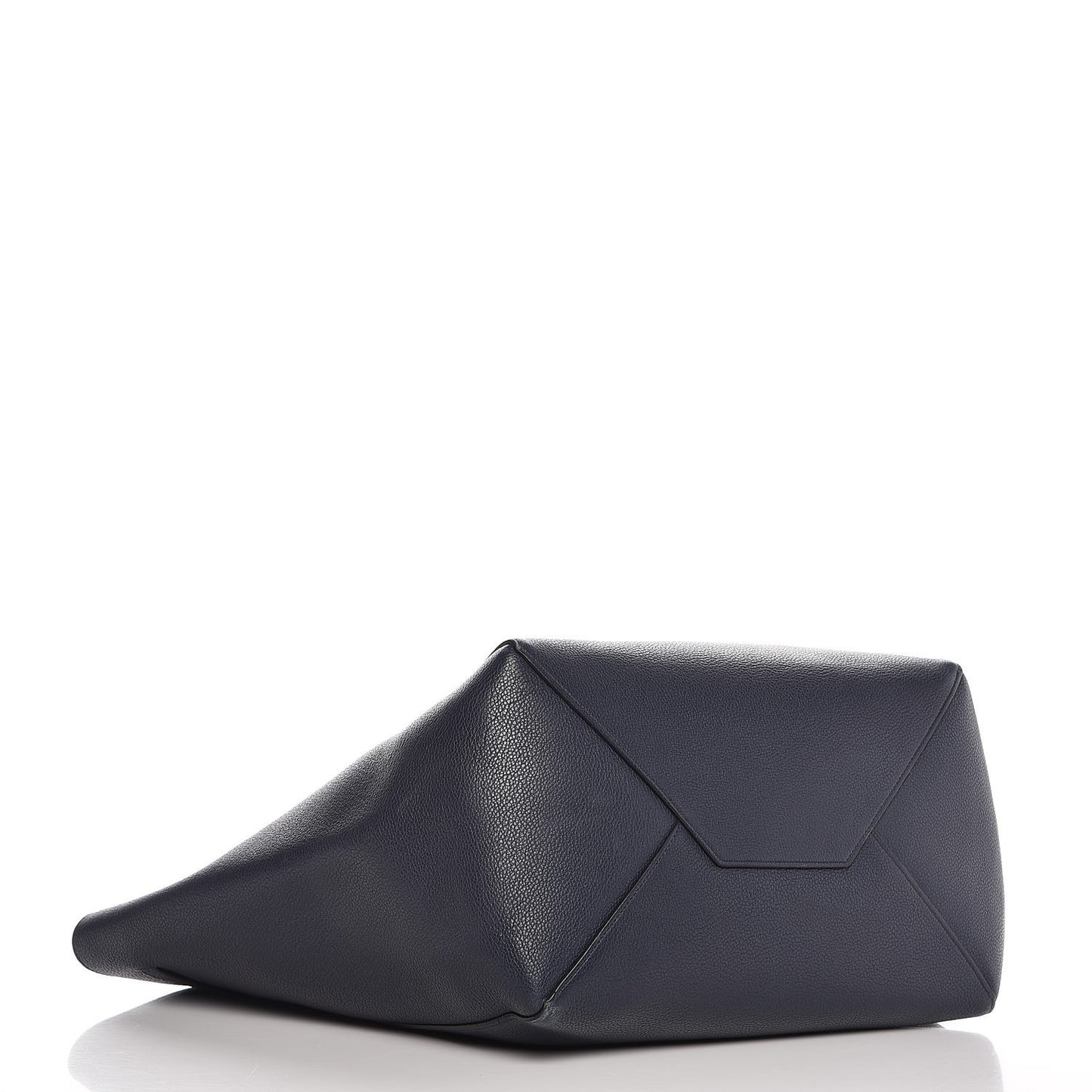 Soft Grained Calfskin Small Belt Cabas Phantom Dark Blue