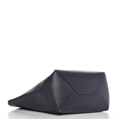 Celine Soft Grained Calfskin Small Belt Cabas Phantom Dark Blue 4 of 8