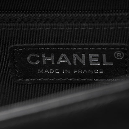 Chanel Calfskin Quilted New Medium Boy Flap So Black 6 of 8