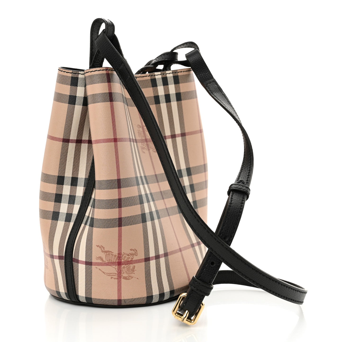 Haymarket Check Colours Small Lorne Bucket Crossbody Black