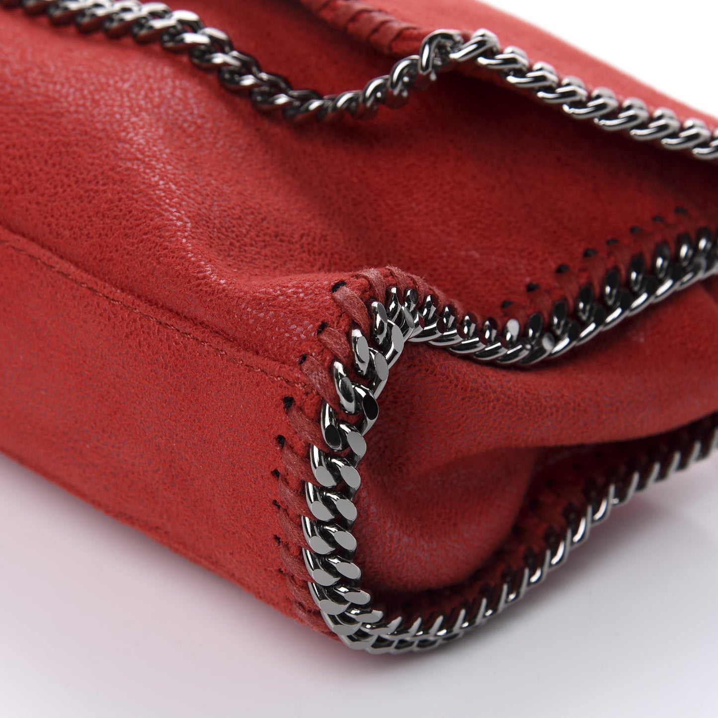 Shaggy Deer Falabella Mini Crossbody Bag Red