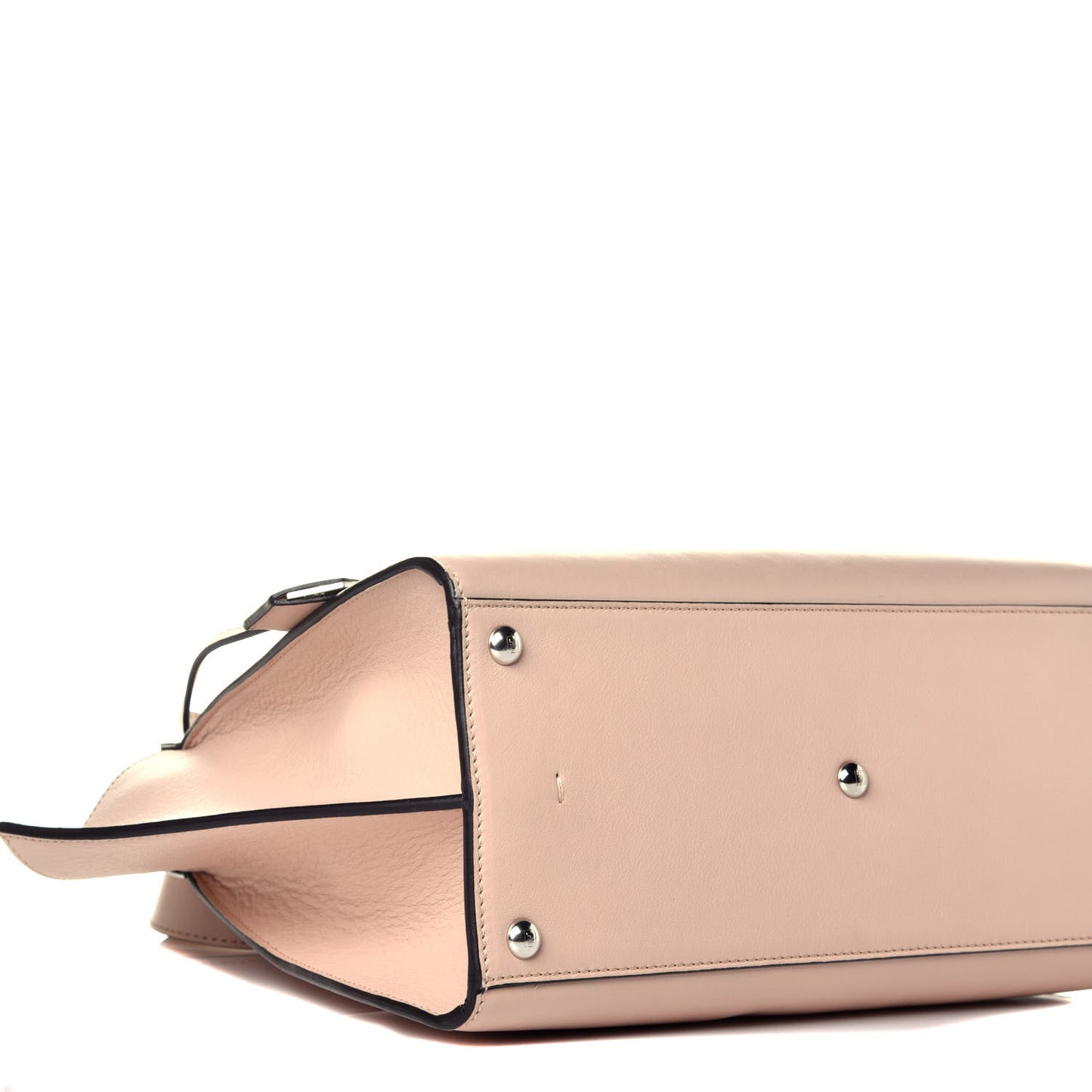 Vitello Dolce Shiny Nappa Petite 3Jours Tote Beige Chantilly