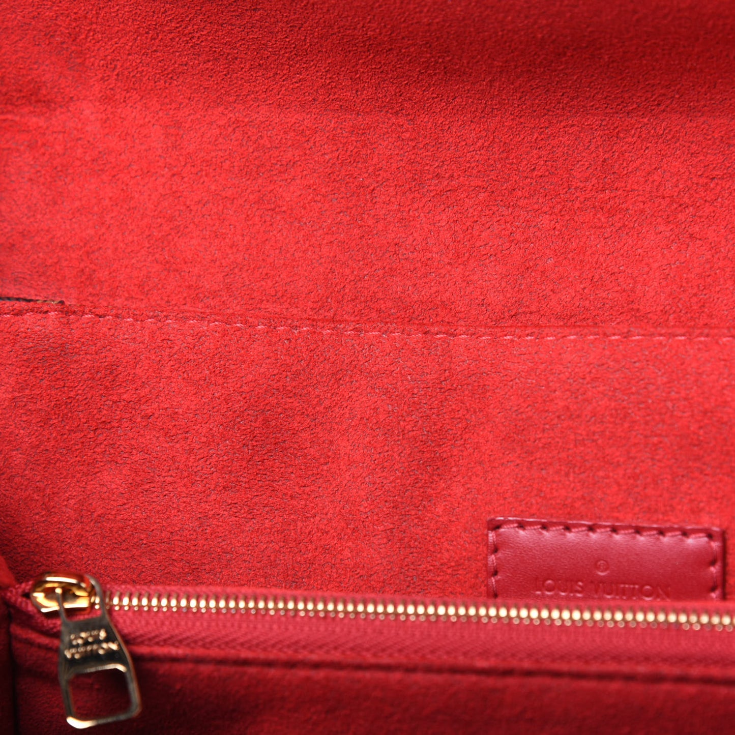 Damier Ebene Caissa Clutch Cherry