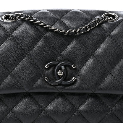 Chanel Calfskin Quilted Small Frame In Chain Flap Black 10 of 10