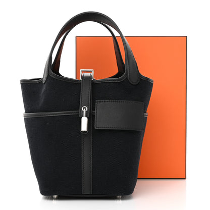 Hermes Toile Goeland Swift Cargo Picotin Lock 18 Black 13 of 13