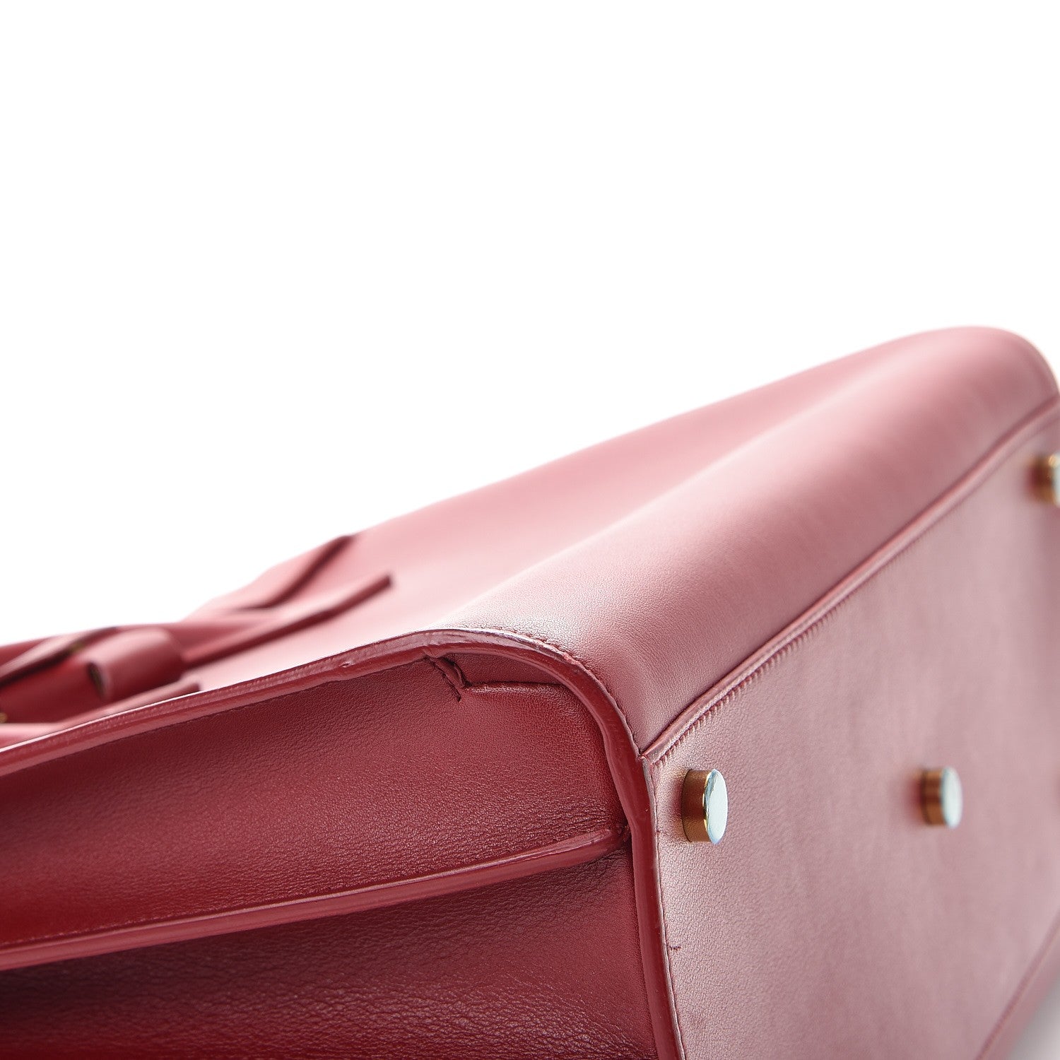 Saint Laurent Calfskin Small Sac De Jour Oxblood 9 of 10
