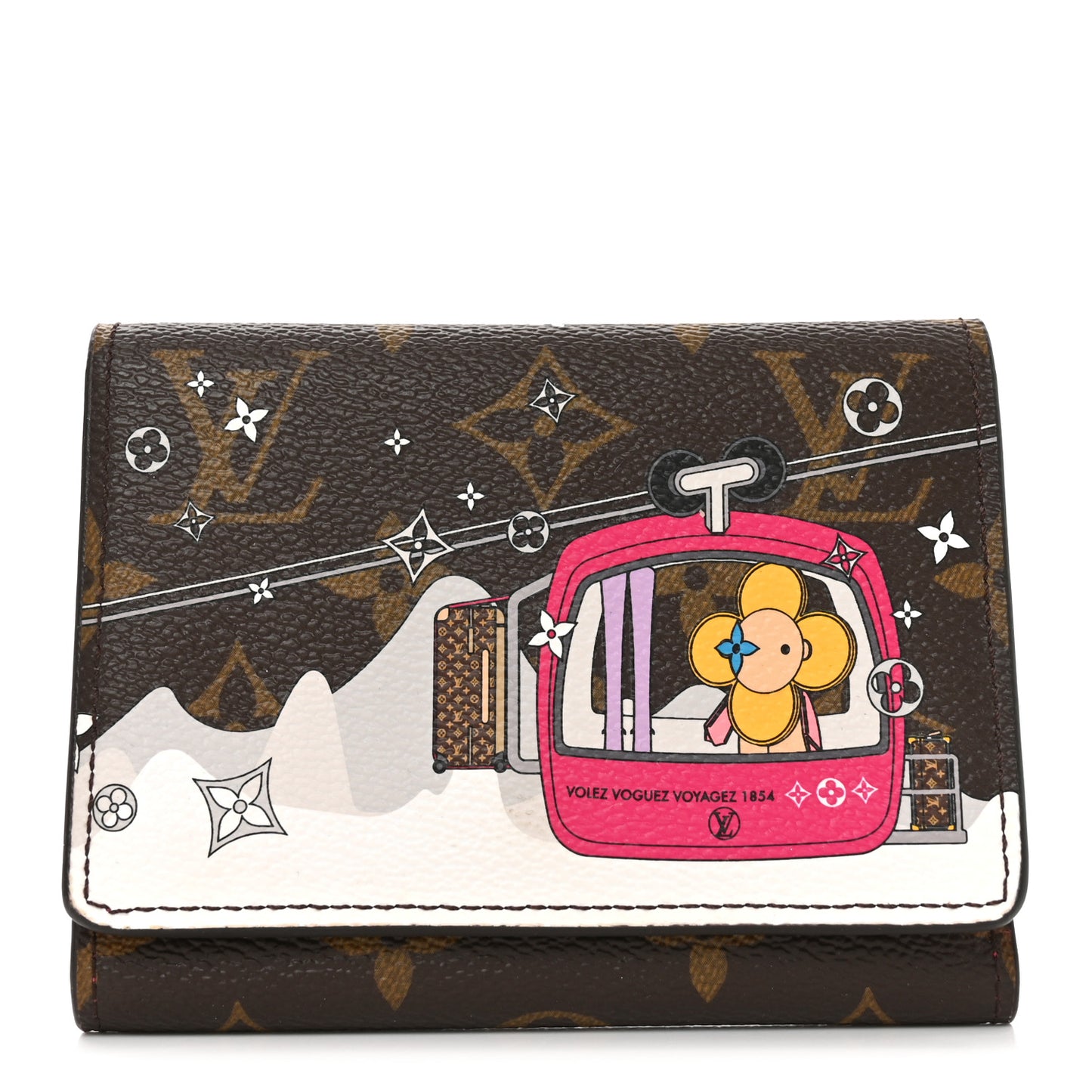 Monogram 2019 Christmas Animation Victorine Wallet Fuchsia