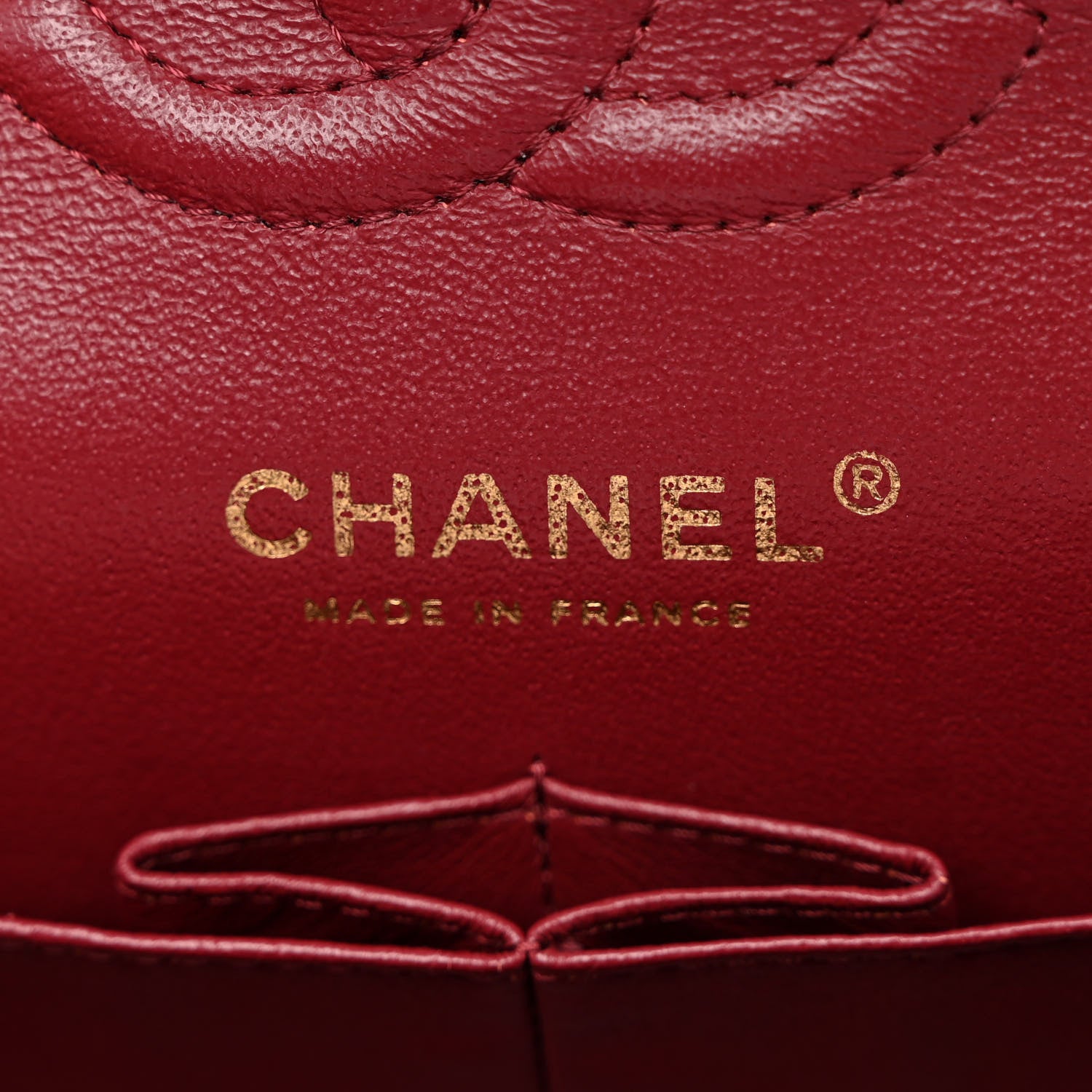 Chanel Iridescent Caviar Quilted Small Double Flap Red 6 of 10
