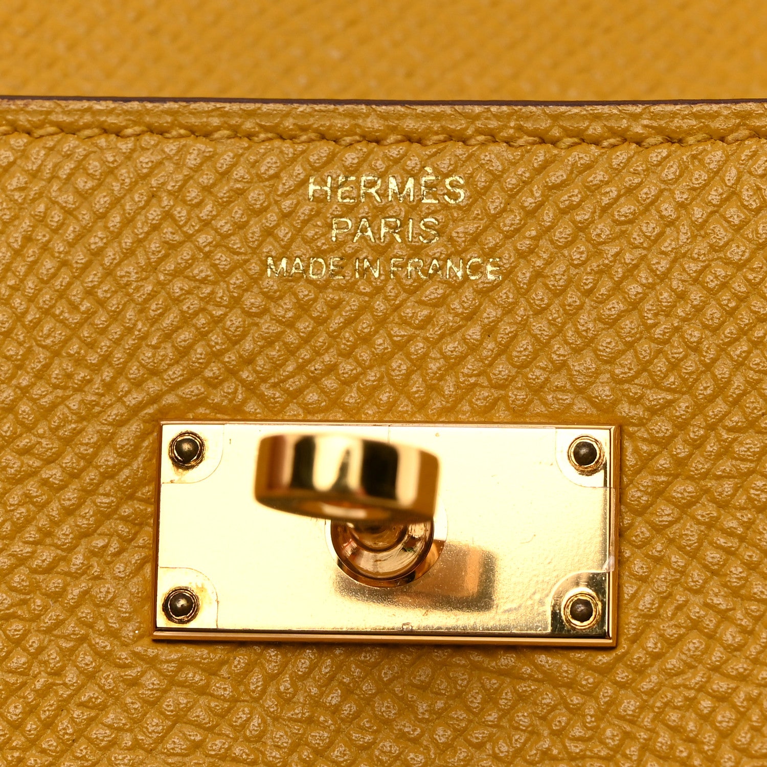 Hermes Epsom Kelly Longue Wallet Jaune Ambre 6 of 8