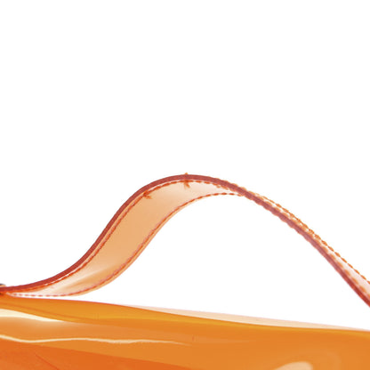 Hermes Vinyl Souvenir De L'Exposition Kelly Orange 11 of 12