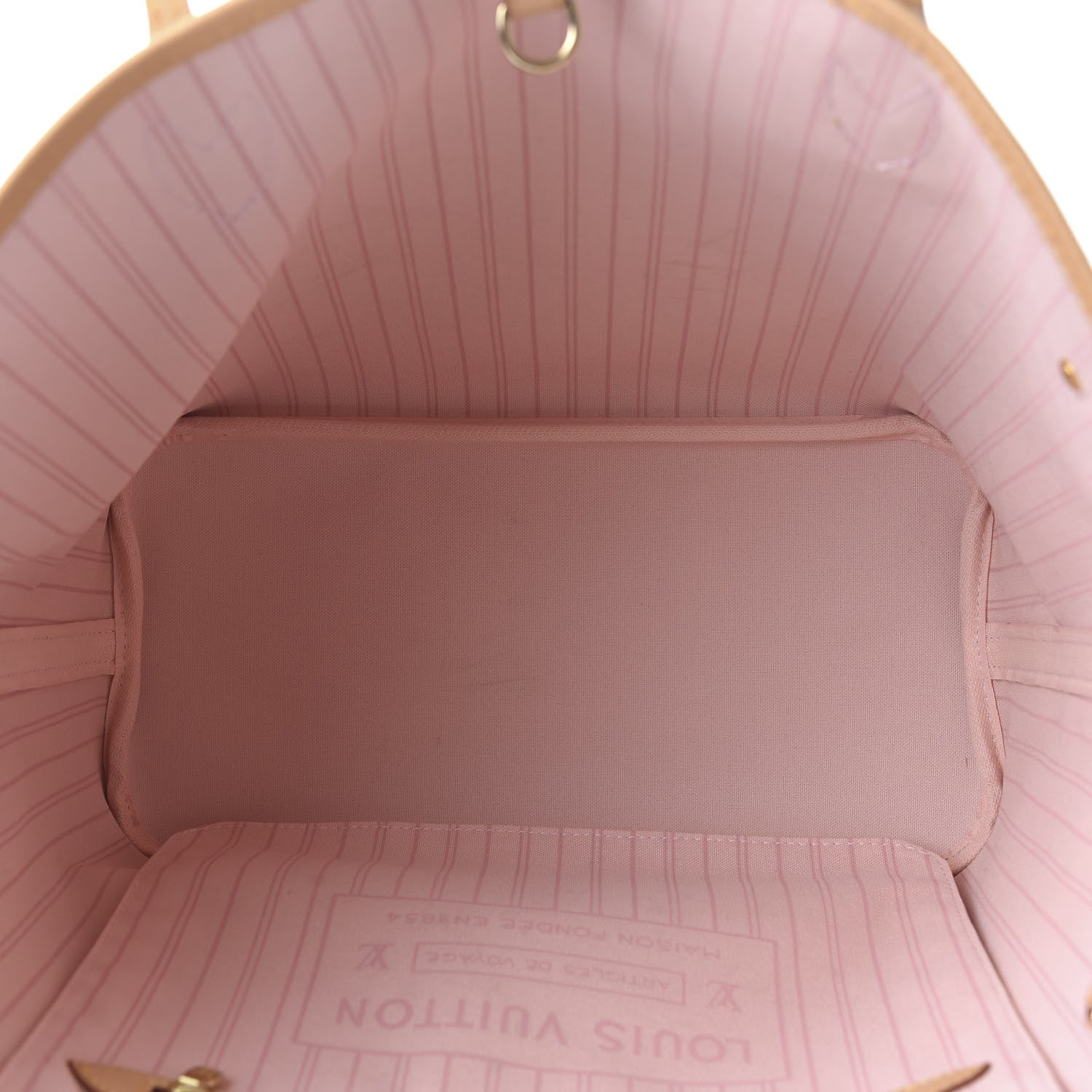 Louis Vuitton Damier Azur Neo Neverfull MM Rose Ballerine 5 of 10
