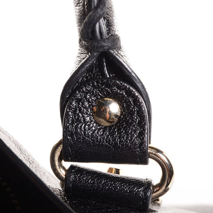 Balenciaga Chevre Gold Metallic Edge Hardware City Black 6 of 15