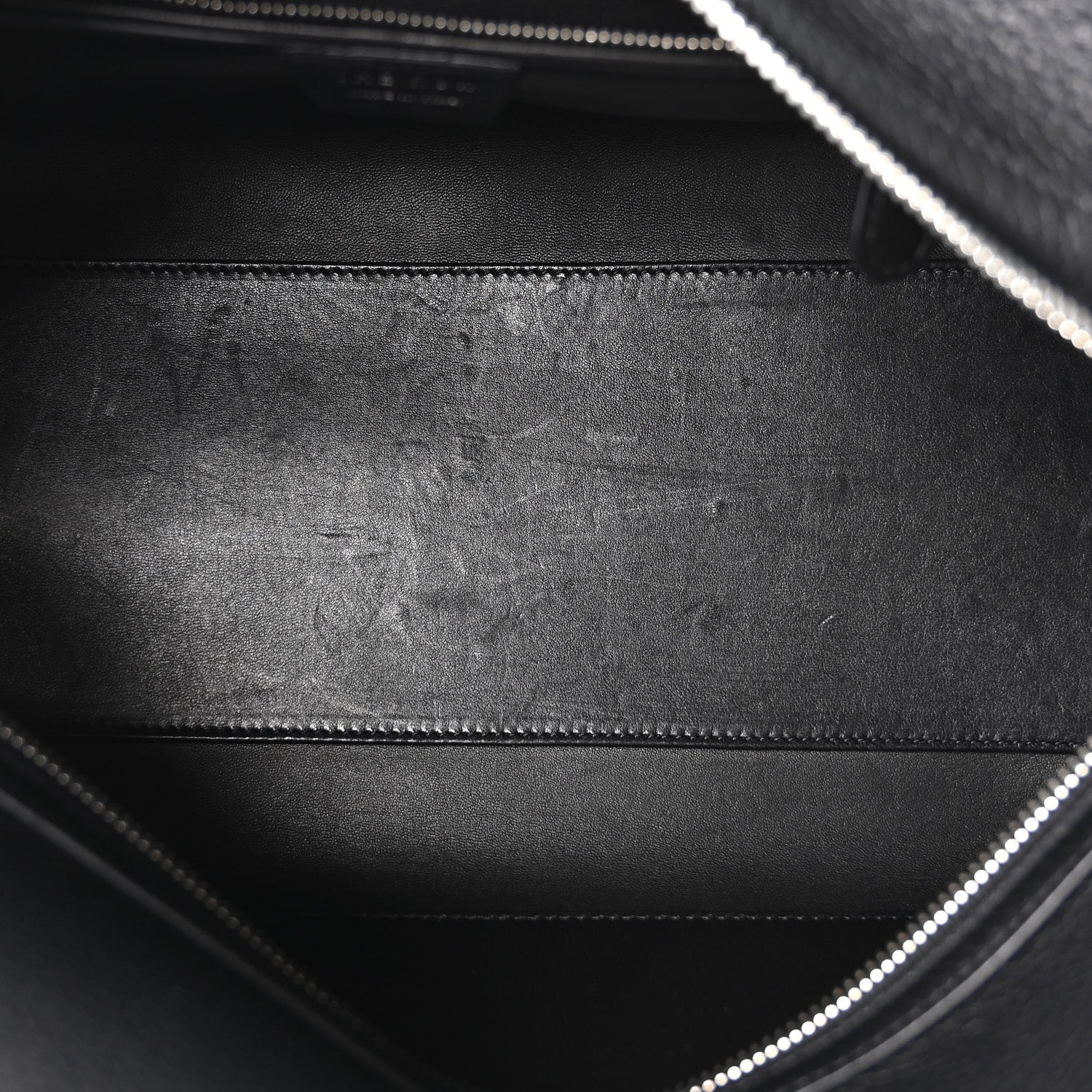 The Row Grained Calfskin East West Bowling Bag Black 5 of 9