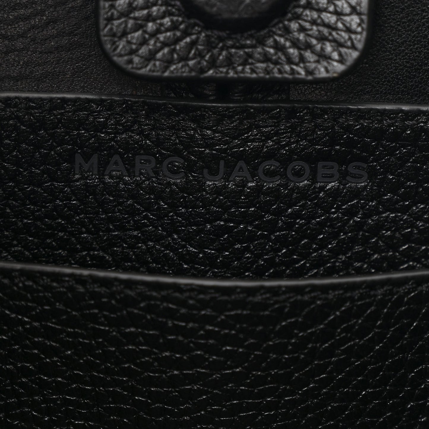 Grained Calfskin Medium The Sack Bag Black