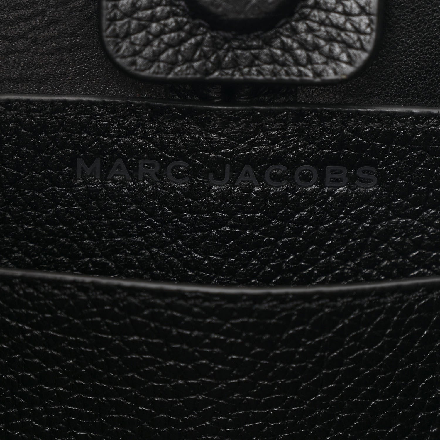 Marc Jacobs Grained Calfskin Medium The Sack Bag Black 7 of 10