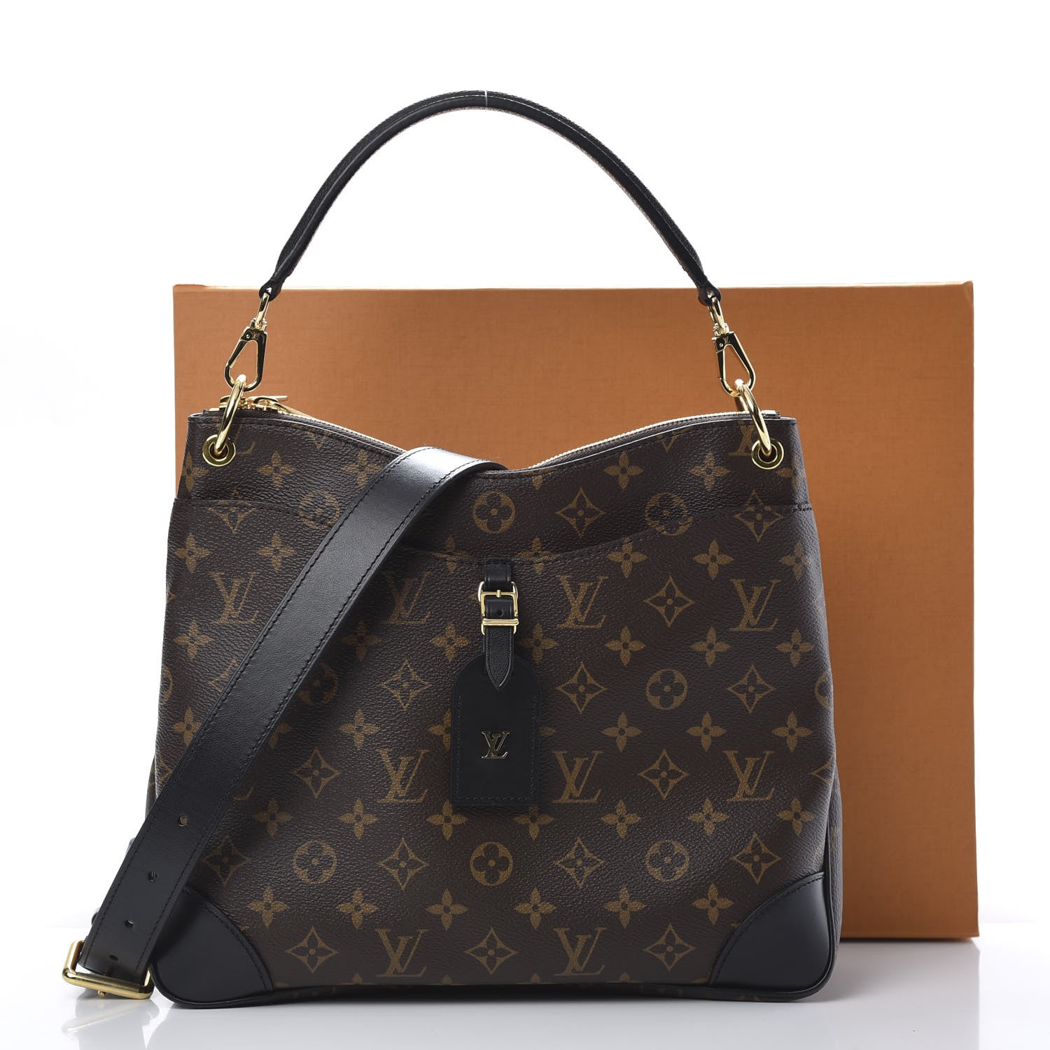 Louis Vuitton Monogram Odeon MM Black 11 of 11