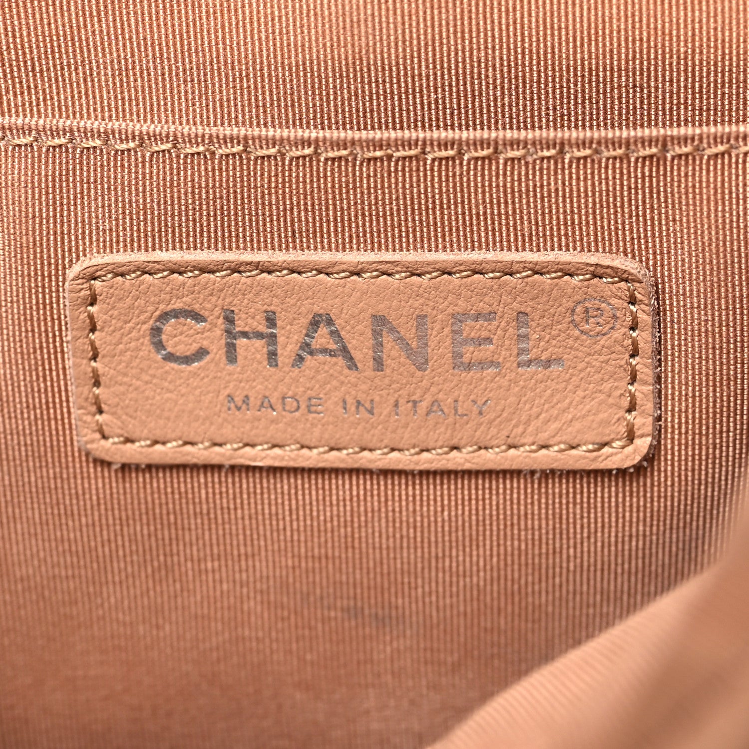 Chanel Calfskin Chevron Quilted Small Urban Spirit Backpack Beige 6 of 10