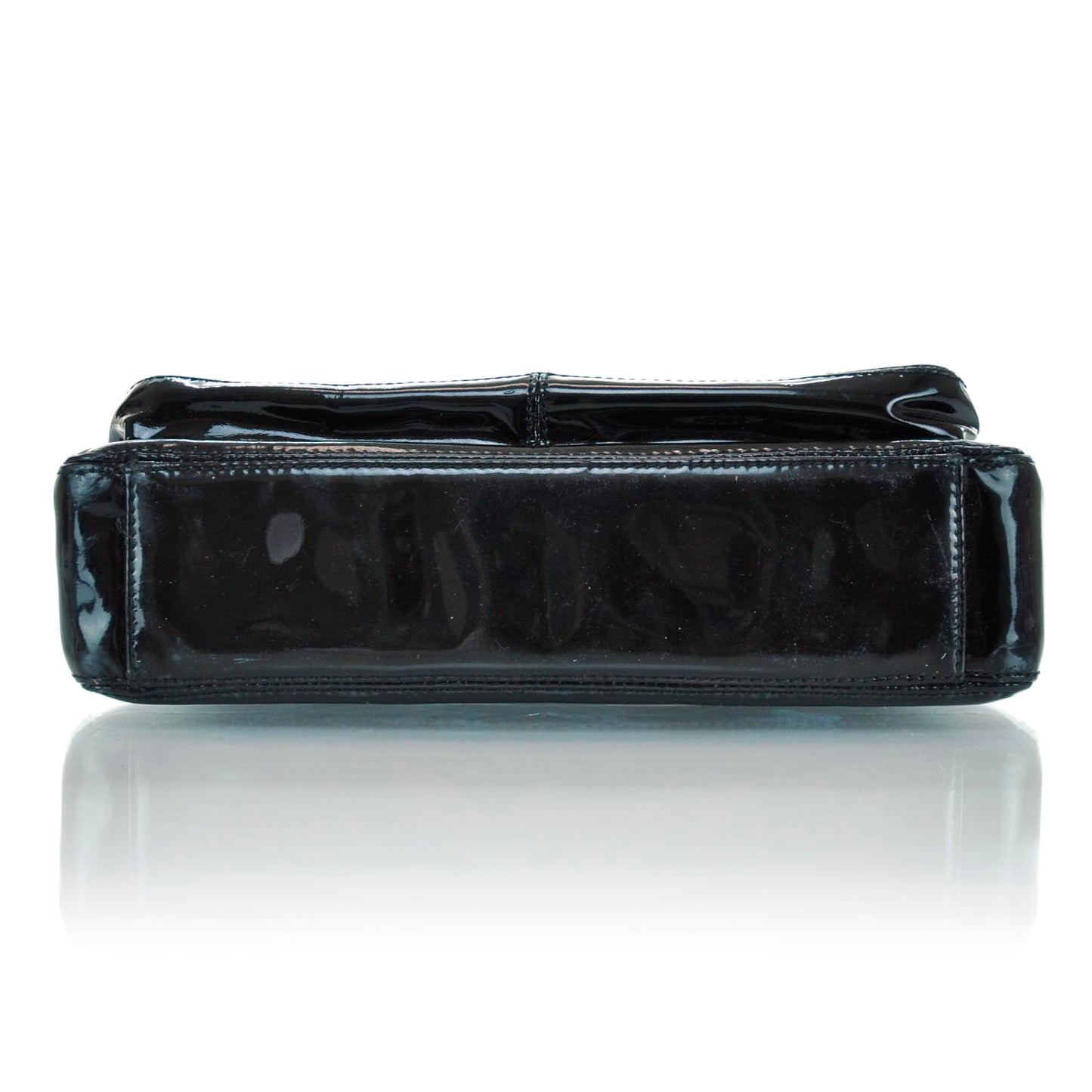 Patent Shoulder Bag Black