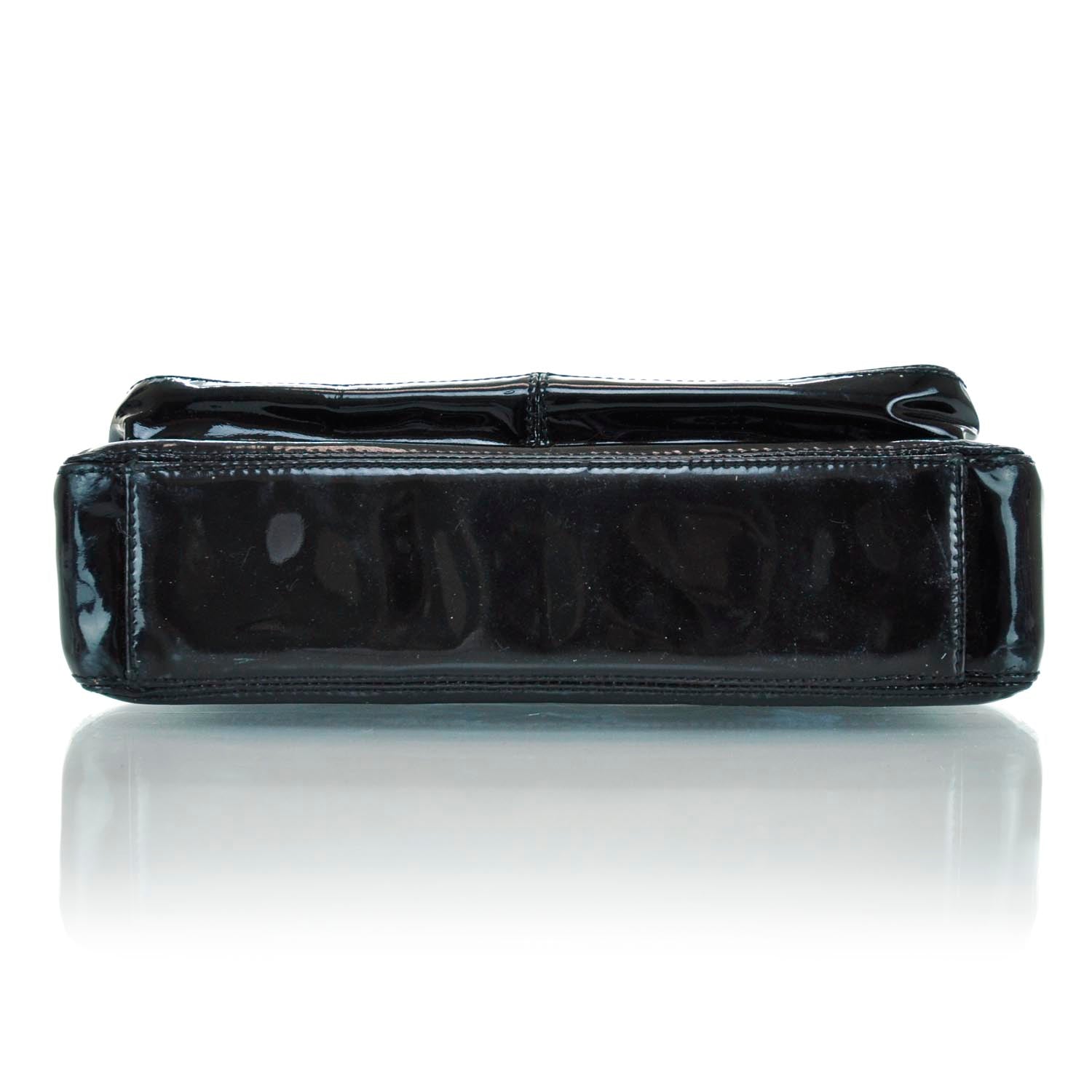 Chanel Patent Shoulder Bag Black 6 of 9