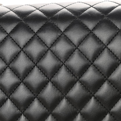 Chanel Lambskin Quilted Large Boy Flap Black 17 of 18