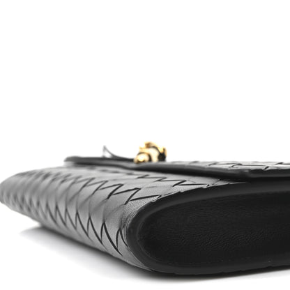 Bottega Veneta Nappa Intrecciato Long Andiamo Top Handle Clutch Black 9 of 9