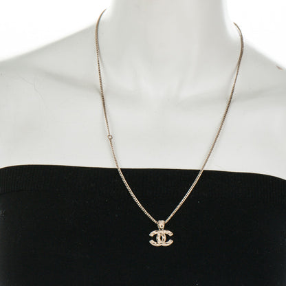 Chanel Tweed Effect CC Necklace Gold 2 of 4