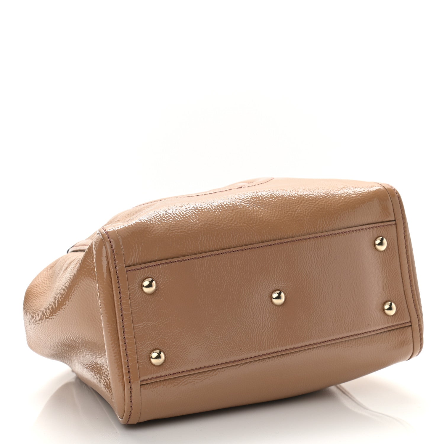 Gucci Patent Small Soho Shoulder Bag Dark Cipria 4 of 10