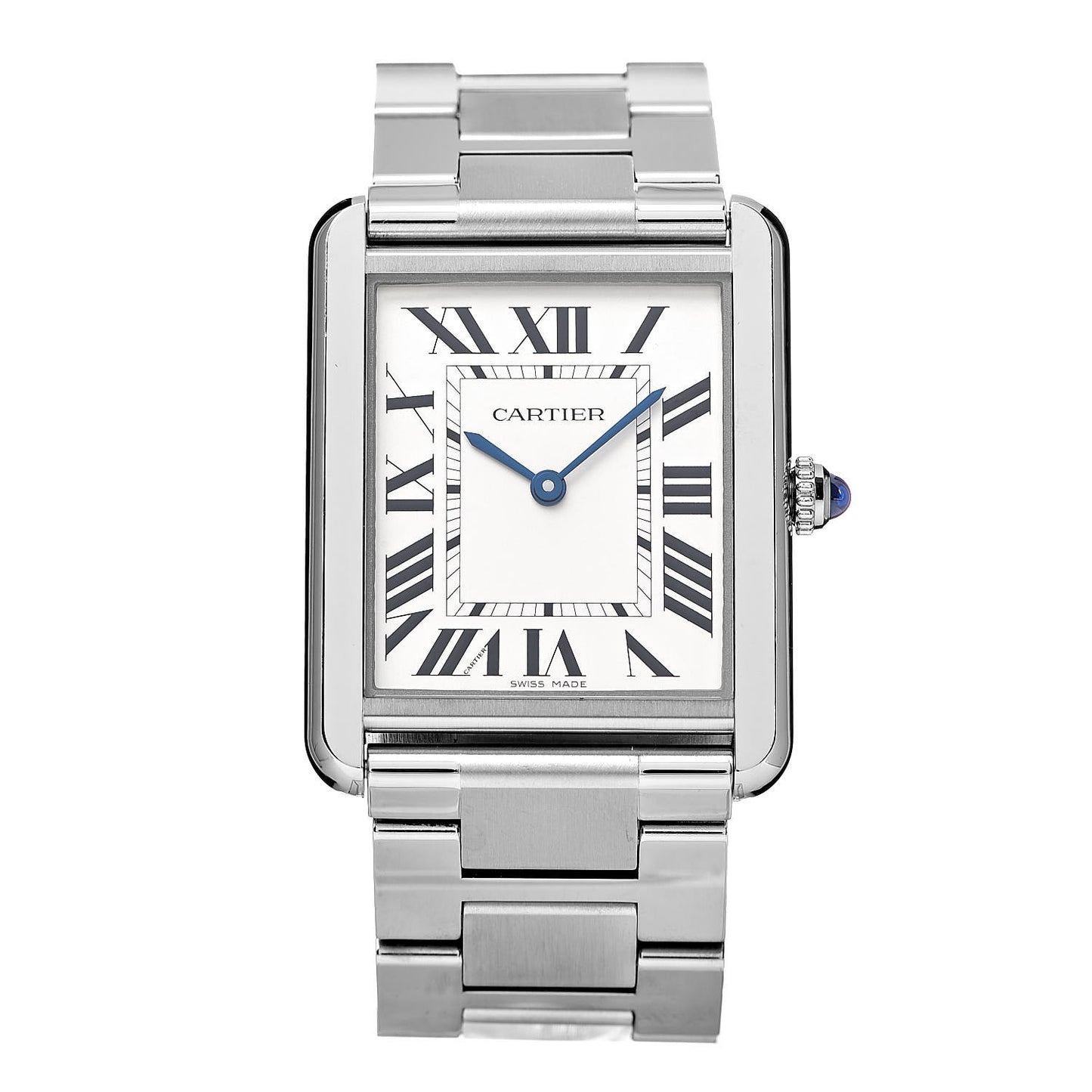 Stainless Steel 27mm Tank Solo Quartz Watch