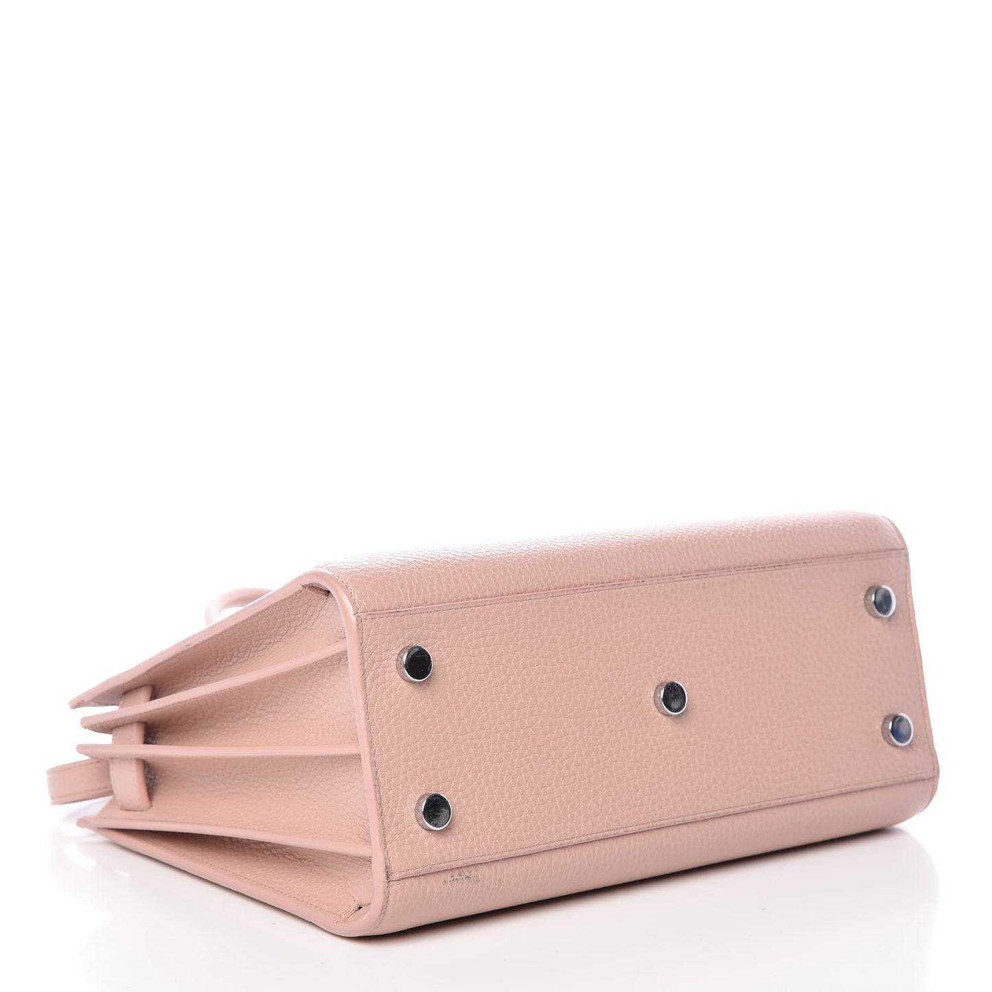 Grained Calfskin Baby Sac De Jour Antique Rose