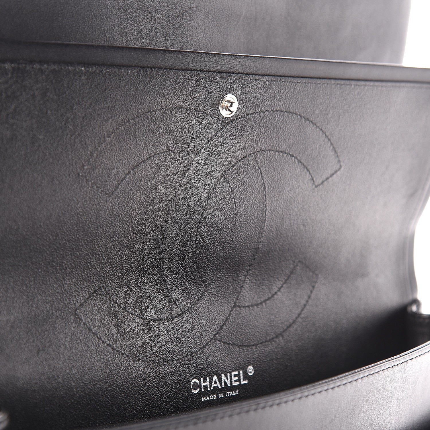 Chanel Distressed Patent Quilted 2.55 Reissue 227 Flap Black 9 of 16