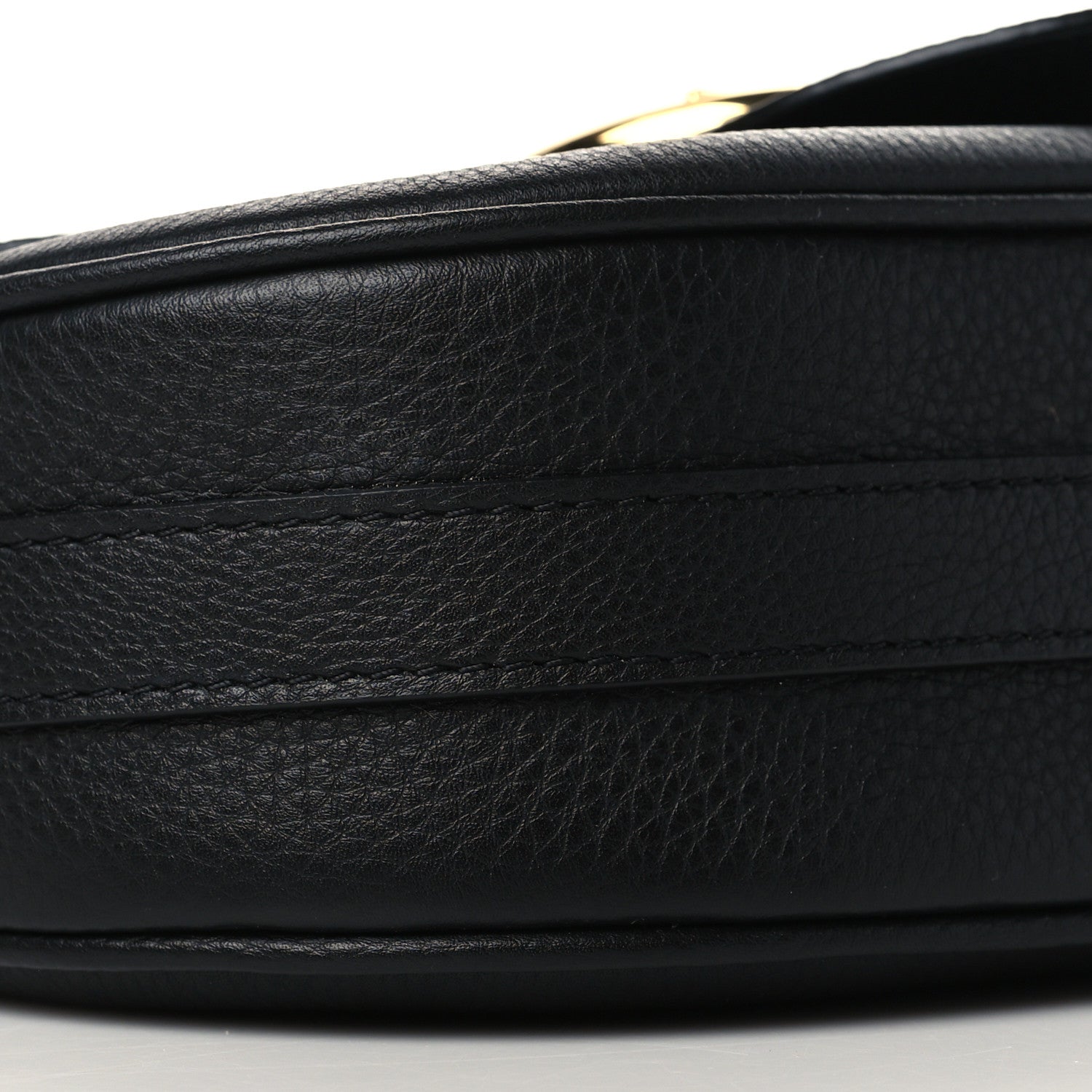 Louis Vuitton Grained Calfskin LV Pont 9 Soft MM Black 8 of 11