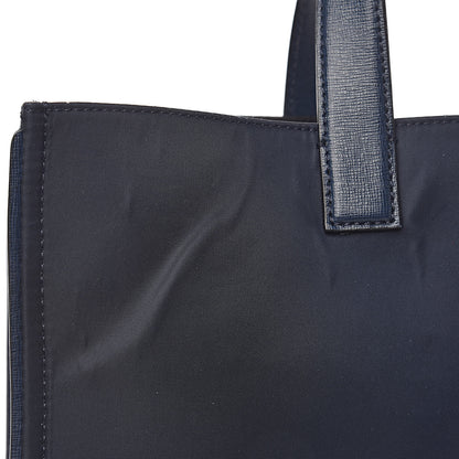 Fendi Nylon Vitello Elite Monster Eyes Tote Blue Scuro White Multicolor 10 of 16