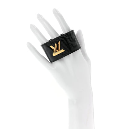 Louis Vuitton Epi Electric Twist It Cuff 17 Black 2 of 7