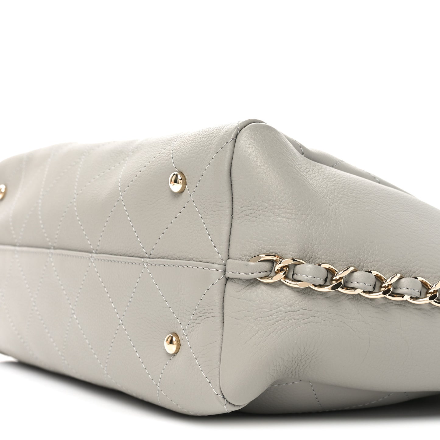 Bullskin Stitched Medium Shopping Bag Grey