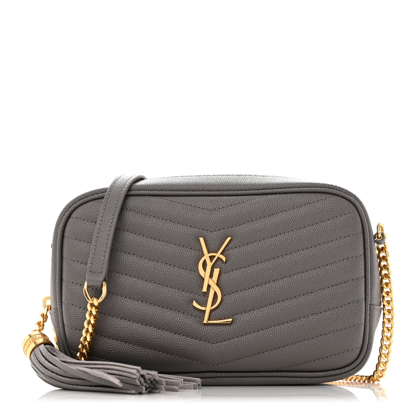 Grain De Poudre Matelasse Monogram Mini Lou Camera Bag Fog