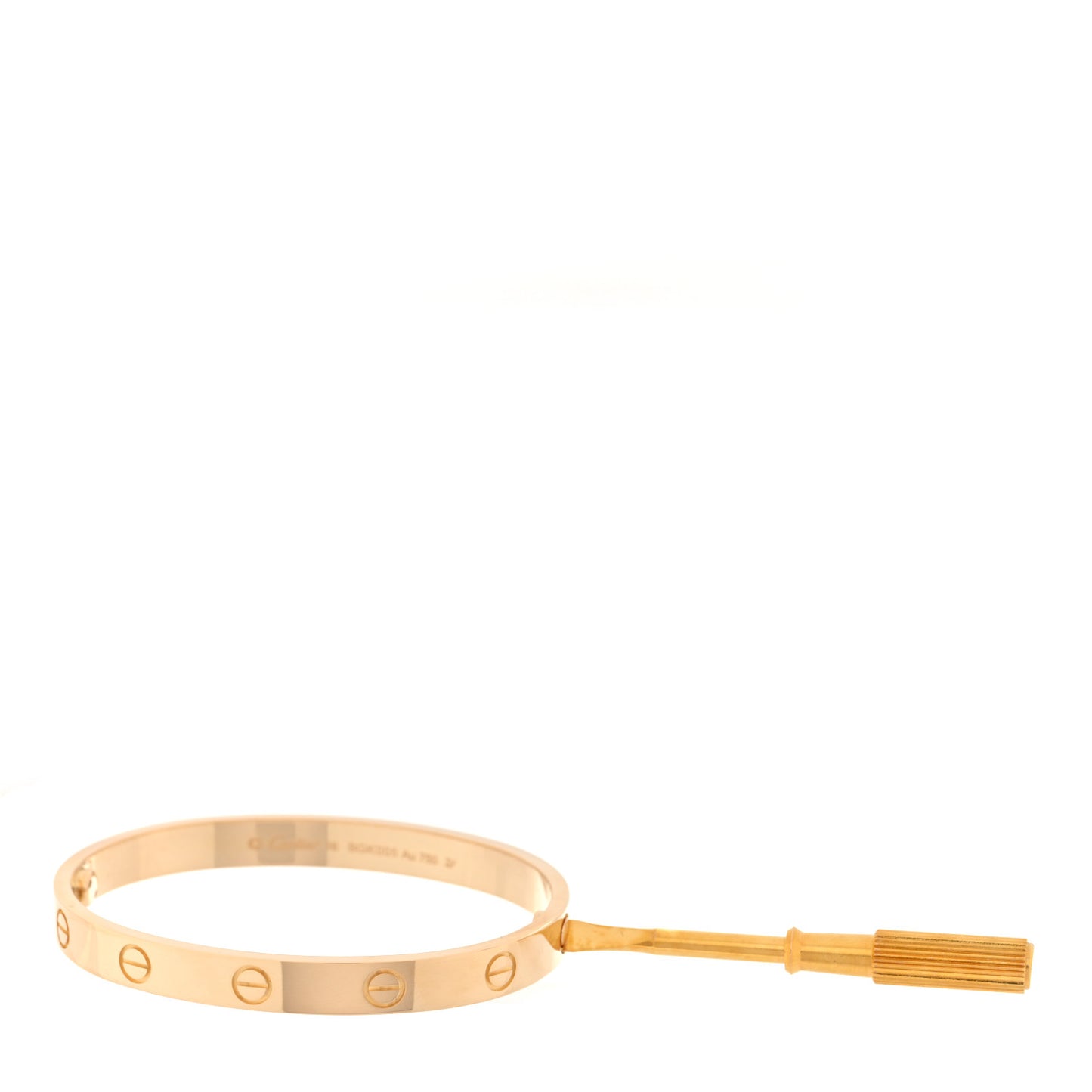 18K Yellow Gold LOVE Bracelet 16